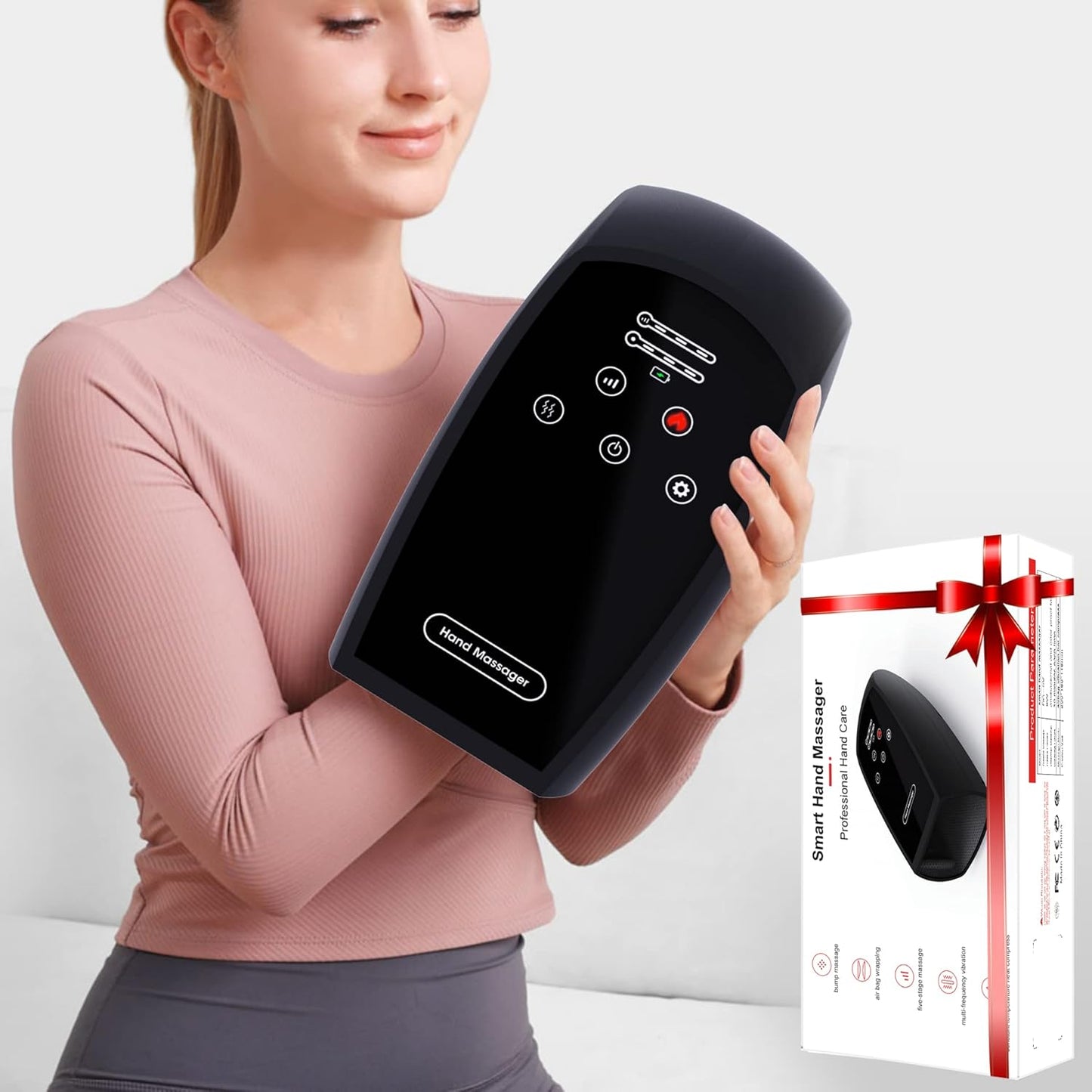 Smart Hand Massager with Heat