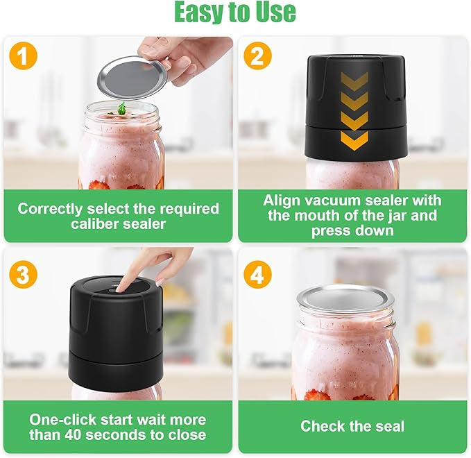 Electric Mason Jar Vacuum Sealer