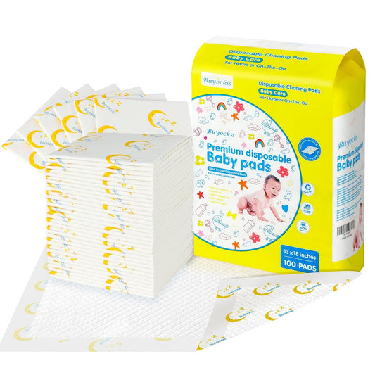 Premium Disposable Baby Pads (100 Count)