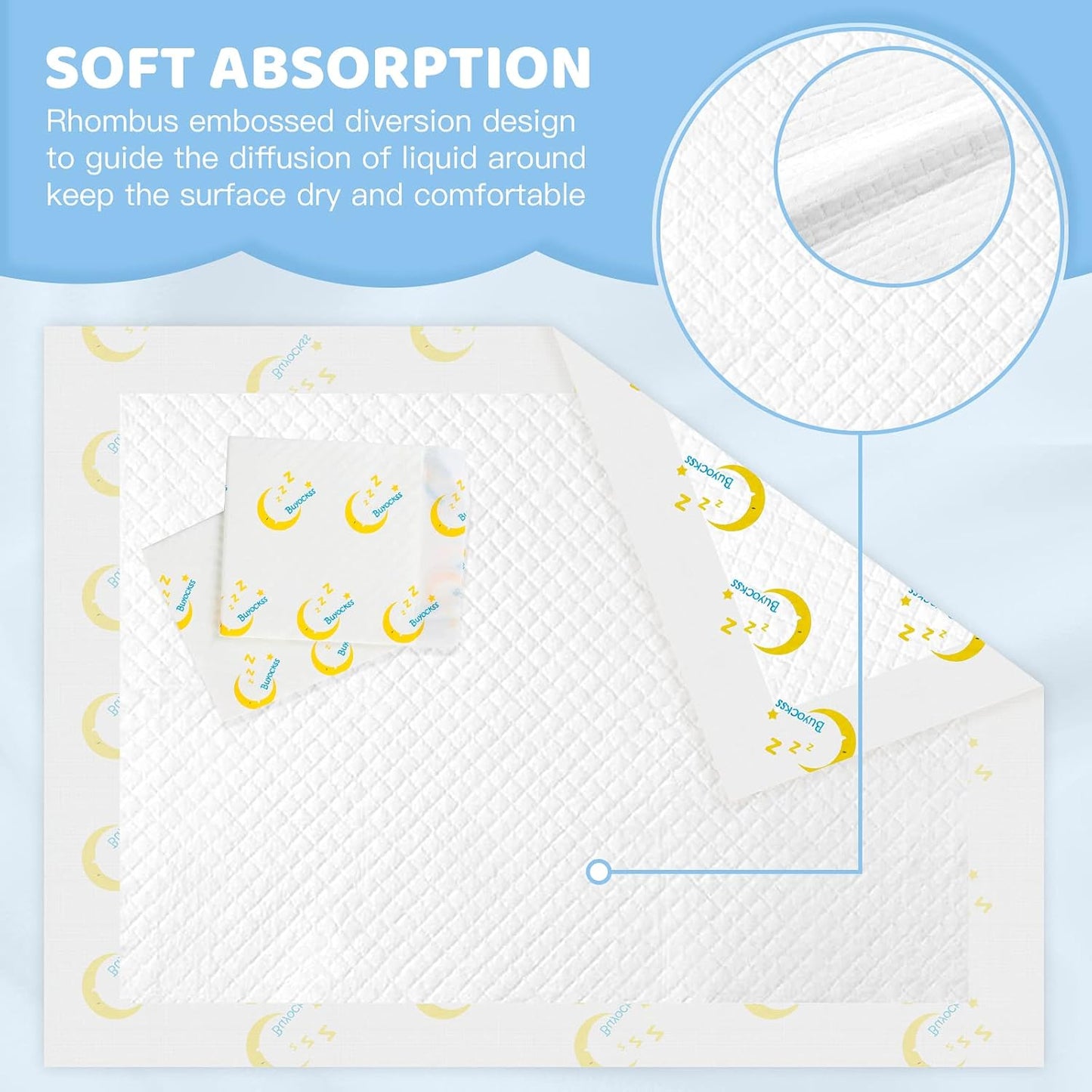 Premium Disposable Baby Pads (100 Count)