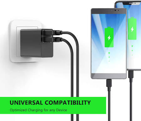 Esoulk 12w/2.4a Dual USB Port Fast Charging Wall Charger